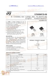 STB80NF55-06 数据规格书 1