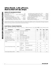 MAX4291EUK+ datasheet.datasheet_page 2