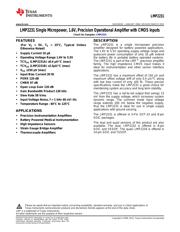 LMP2231BMAE/NOPB datasheet.datasheet_page 1