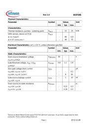 BSP295 L6327 datasheet.datasheet_page 2