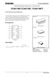 TC4011BFT datasheet.datasheet_page 1