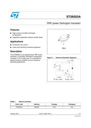 ST26025A datasheet.datasheet_page 1