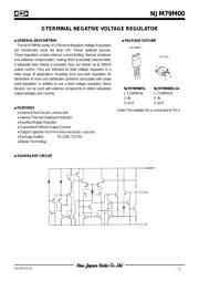 NJM79M05FA 数据规格书 1