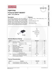 FQPF7P20 datasheet.datasheet_page 1