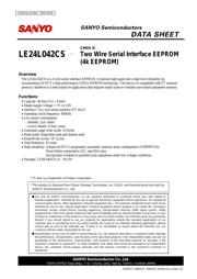 LE24L042CS-LV-TFM-E 数据规格书 1