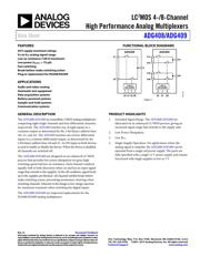 ADG408BRUZ Datenblatt PDF