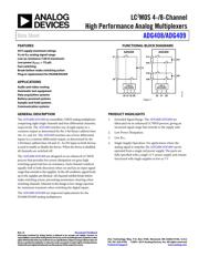ADG408BRUZ 数据手册