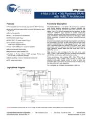 CY7C1350G-133AXI datasheet.datasheet_page 1