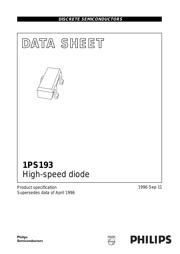 1PS193 datasheet.datasheet_page 1