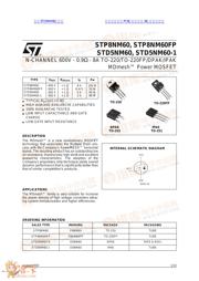 STD5NM60 数据规格书 1