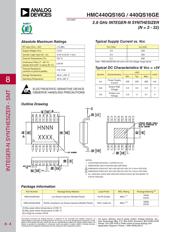 HMC440QS16GE 数据规格书 4