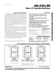 MAX4622CSE+ Datenblatt PDF