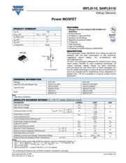 IRFL9110PBF 数据规格书 1