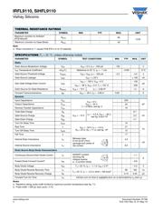 IRFL9110PBF 数据规格书 2