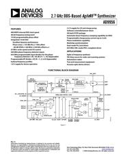 AD9850BRSZ-REEL Datenblatt PDF