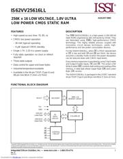 IS62WV25616BLL55BLI datasheet.datasheet_page 1