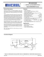 MIC4420YN Datenblatt PDF