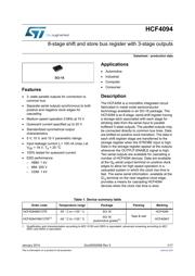 HCF4053BM1 Datenblatt PDF