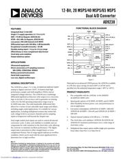 AD9238BST-40PCBZ datasheet.datasheet_page 1