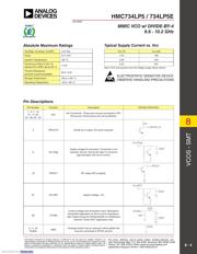 HMC734LP5E datasheet.datasheet_page 4