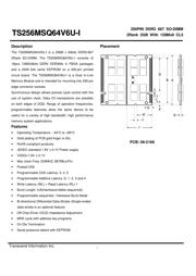 TS256MSQ64V6U-I 数据规格书 1