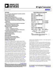 AD9361BBCZ Datenblatt PDF