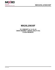 MX25L25635FZ2I-10GTR datasheet.datasheet_page 1