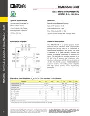 HMC558LC3BTR-R5 数据规格书 1