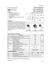 IRF1405ZLPBF datasheet.datasheet_page 1