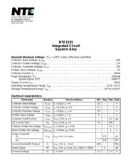 NTE123 datasheet.datasheet_page 1