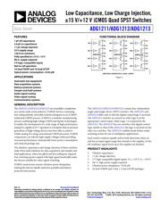 ADG1211YRUZ Datenblatt PDF