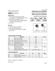 IRFR3707ZPBF datasheet.datasheet_page 1