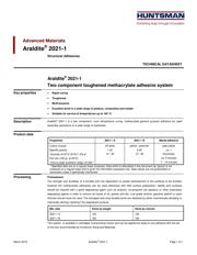 ARALDITE 2021-1 50ML datasheet.datasheet_page 1