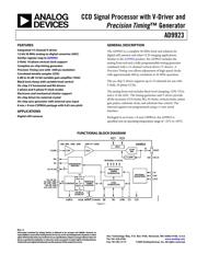 AD9923BBCZRL datasheet.datasheet_page 1