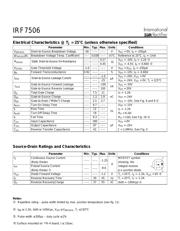 IRF7506 数据规格书 2