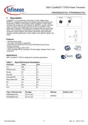 IPB65R660CFDAATMA1 datasheet.datasheet_page 2