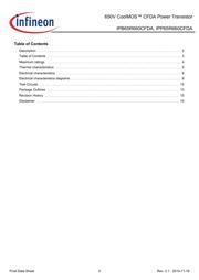 IPB65R660CFDAATMA1 datasheet.datasheet_page 3
