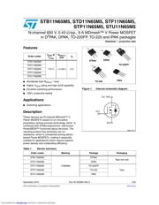 STD11N65M5 datasheet.datasheet_page 1