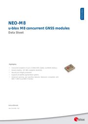 NEO-M8M-0 datasheet.datasheet_page 1