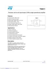 TS9511 datasheet.datasheet_page 1