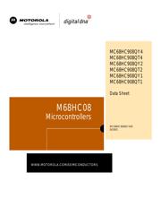 MC68HC908QY2CDT 数据规格书 1