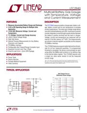 LTC2943IDD#PBF Datenblatt PDF