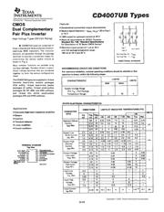 CD4007UBF3A116 datasheet.datasheet_page 1