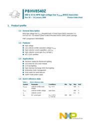 PBHV8540Z,115 datasheet.datasheet_page 1