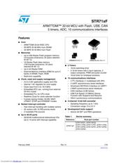 STR712FR2 数据规格书 1