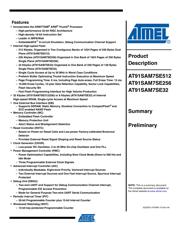 AT91SAM7SE256-CU datasheet.datasheet_page 1