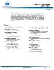 SST25VF016B-50-4C-S2AF-T Datenblatt PDF