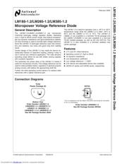 LM285BXM12 datasheet.datasheet_page 1