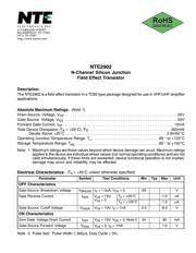 NTE2902 数据规格书 1