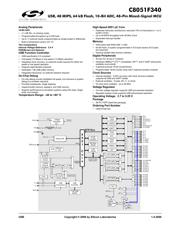 C8051F340-GQ 数据规格书 1